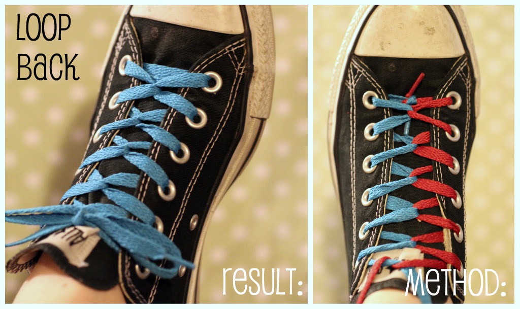 Thắt dây giày thể thao nam kiểu vòng lặp