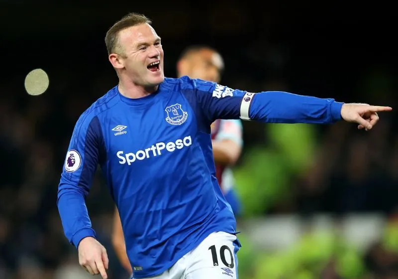Wayne Rooney trong màu áo Everton