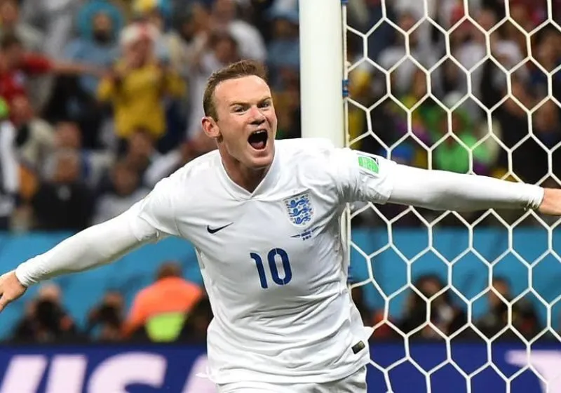 Wayne Rooney trong màu áo đội tuyển Anh